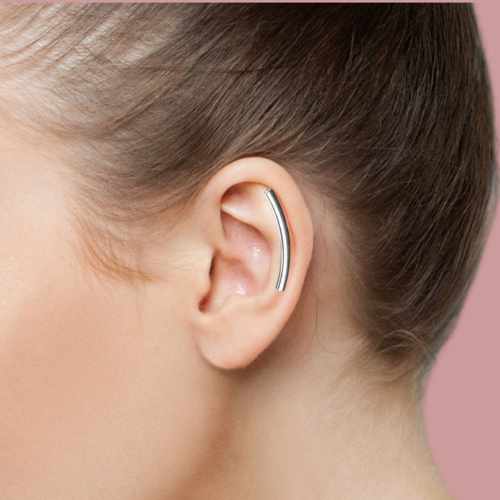 Sterling Silver Cartilage Hoop, Silver Cartilage Earrings, Helix Hoop,  Small Hoop Earrings, Huggie Earrings, 7mm Huggie Hoops - Etsy
